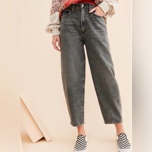 Agolde grey balloon leg Jean